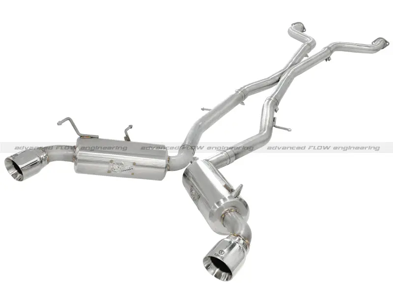 Afe Takeda 2.5Inch Ss Exhaust Cat-Back 09-13 Nissan 370Z V6 3.7L Polished Tips 1