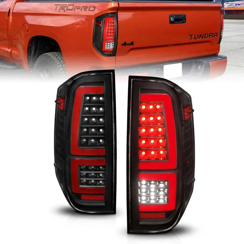 Anzo 2014-2021 Toyota Tundra Led Taillights Black Housing/Clear Lens 1