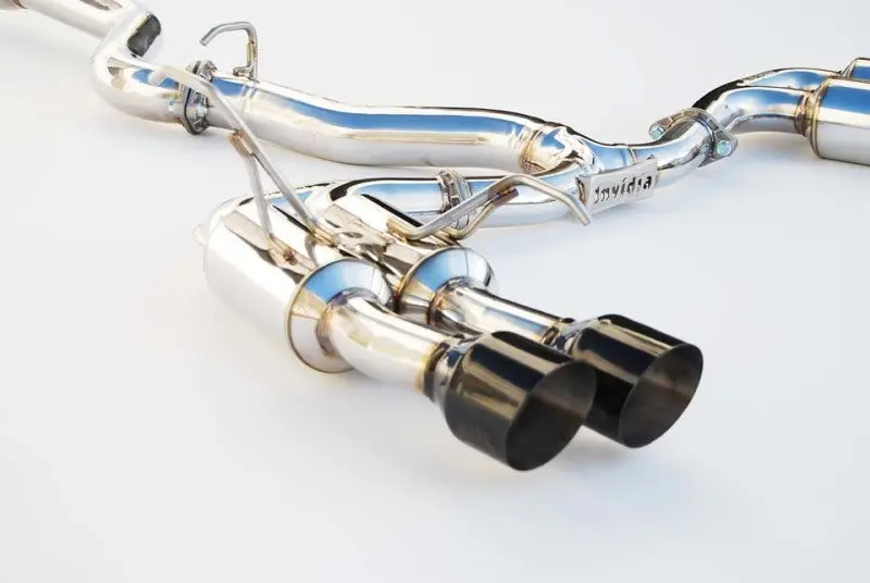 Invidia 2015+ Subaru Wrx / Sti Gemini/R400 Single Layer Quad Black Tip Cat-Back Exhaust 2