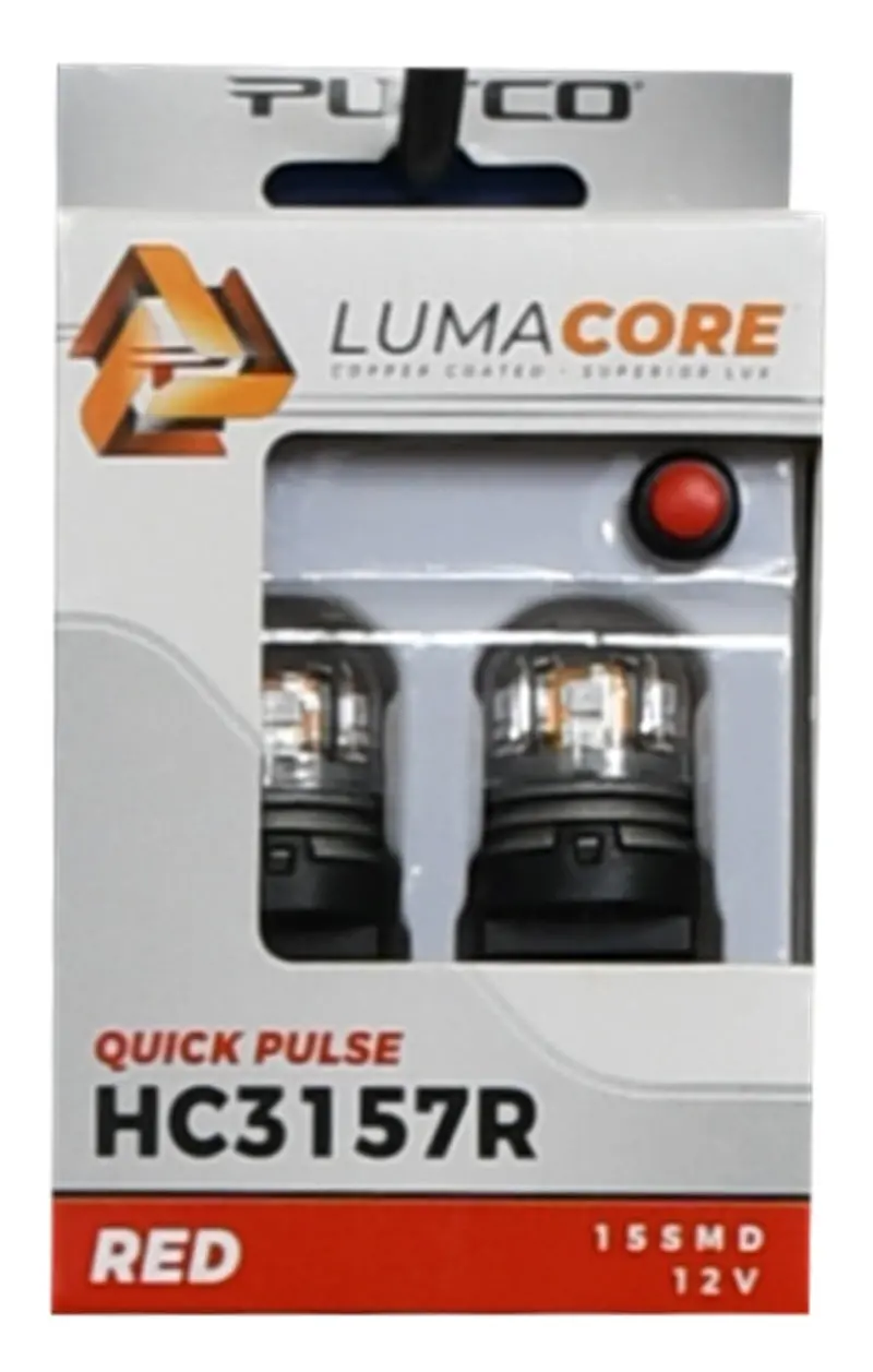 Putco Lumacore 3157 Red - Pair (X3 Strobe W/ Bright Stop) 1