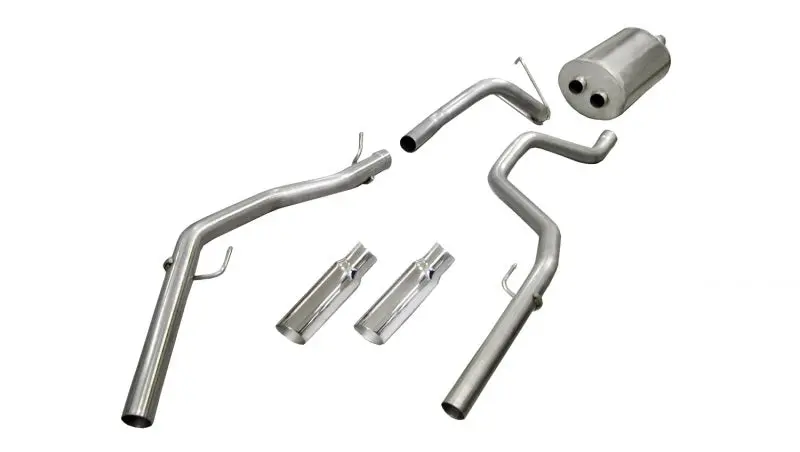 Corsa/Db 09-14 Dodge Ram Quad Cab/Short Bed 1500 4.7L V8 Polished Sport Cat-Back Exhaust 1