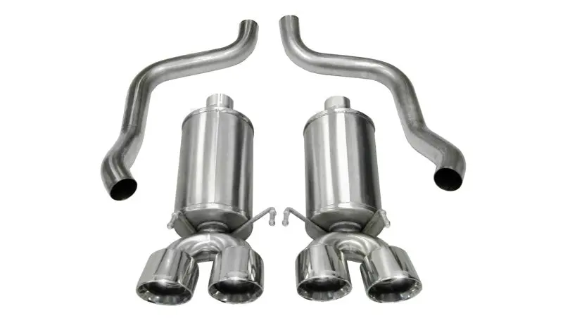 Corsa 05-08 Chevrolet Corvette C6 6.0L V8 Polished Xtreme Axle-Back Exhaust 1