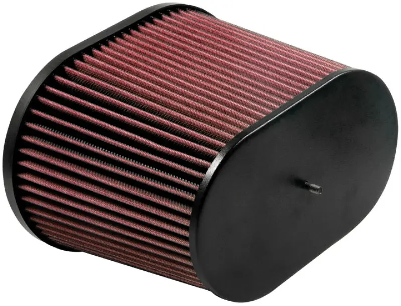 K&N Universal Air Filter - Oval Straight - 3.688In Flange Id X 10.25In Base O/S Length X 7.875In H 1