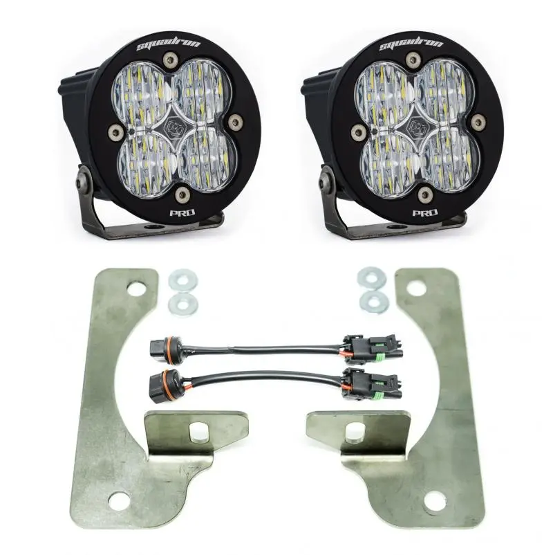 Baja Designs 2018 Wrangler Jl Rubicon Squadron R Pro Fog Pocket Kit 1