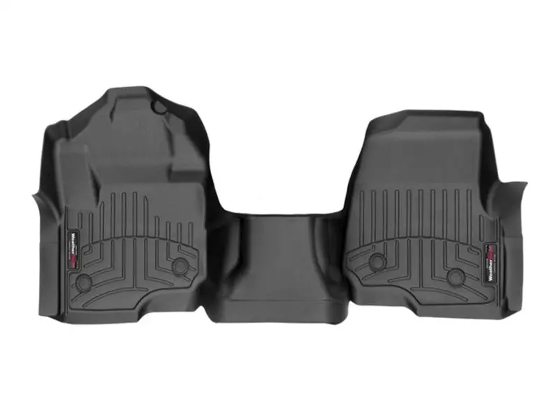 Weathertech 2017+ Ford F-250/F-350/F-450 Vinyl Front Floorliner - Black (W/ 1St Row Bench Seats) 1