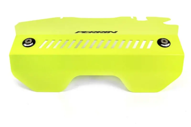 Perrin 15-21 Subaru Wrx Pulley Cover - Neon Yellow 1