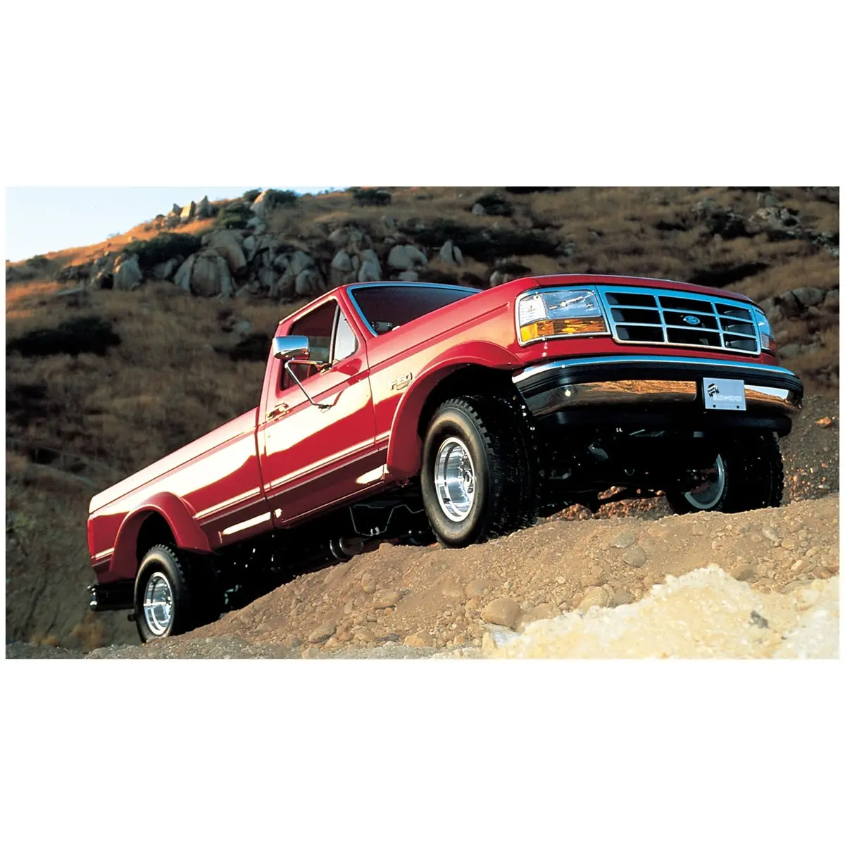 92-96 Ford Bronco Cutout Style Flares 2Pc - Black 1