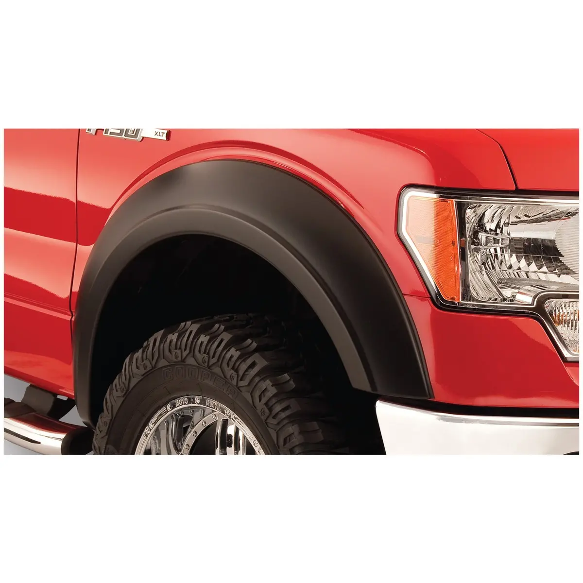 92-96 Ford Bronco Extend-A-Fender Style Flares 2Pc - Black 1