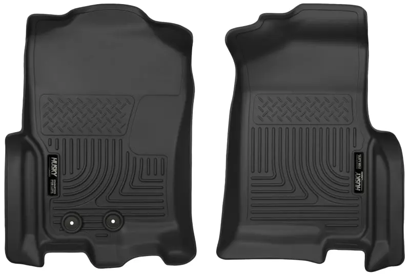 Husky Liners 11-17 Ford Expedition X-Act Contour Front Black Floor Liners 1