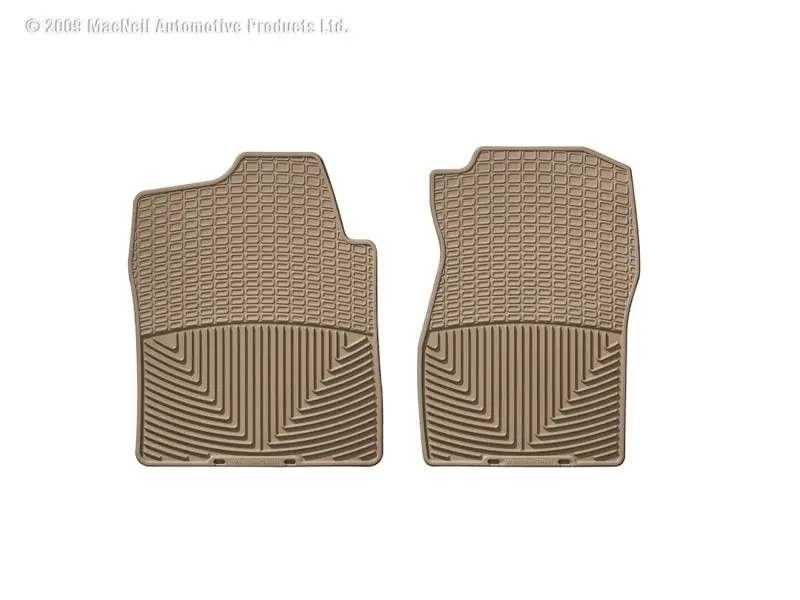Weathertech 07+ Chevrolet Avalanche Front Rubber Mats - Tan 1