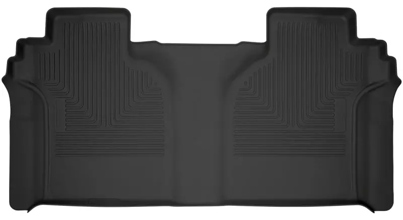 Husky Liners 2019 Chevy Silverado 1500 Cc X-Act Contour Black 2Nd Seat Floor Liners (Full Coverage) 1