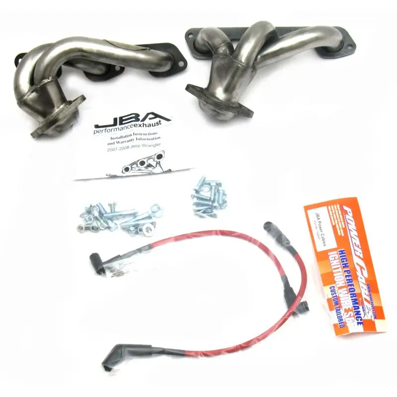 Jba 07-11 Jeep 3.8L V6 1-1/2In Primary Raw 409Ss Cat4ward Header 2