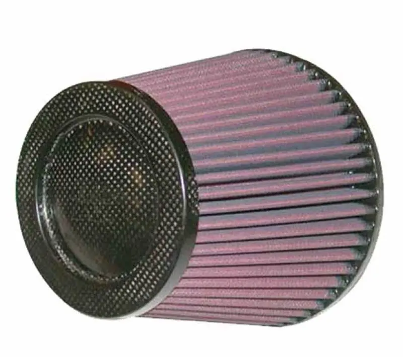K&N Cone Filter 5In Id 6.5In Base 4.5In Top 5.625In Height Carbon Fiber Look 1