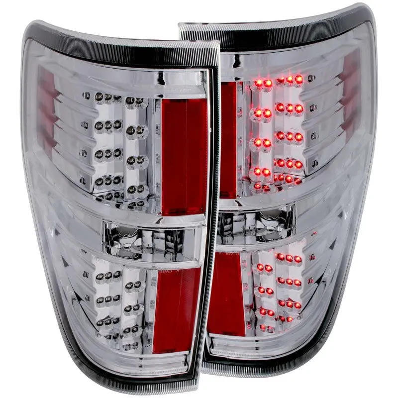 Anzo 2009-2014 Ford F-150 Led Taillights Chrome 1