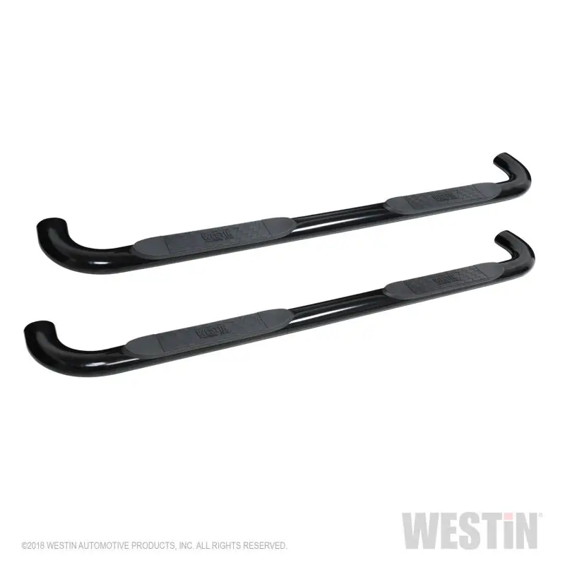 Westin 2019 Chevrolet Silverado/Sierra 1500 Crew Cab Platinum 4 Oval Nerf Step Bars - Black 1
