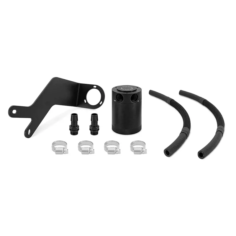 Mishimoto 2018+ Subaru Crosstrek Baffled Oil Catch Can Kit - Black 1