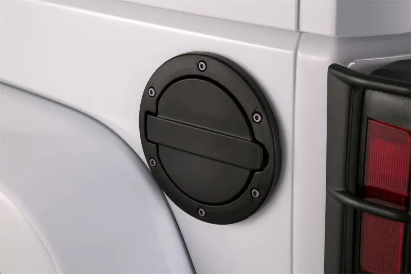 Amp Research 2007-2017 Jeep Wrangler Jk 2/4 Door Fuel Door - Black 2