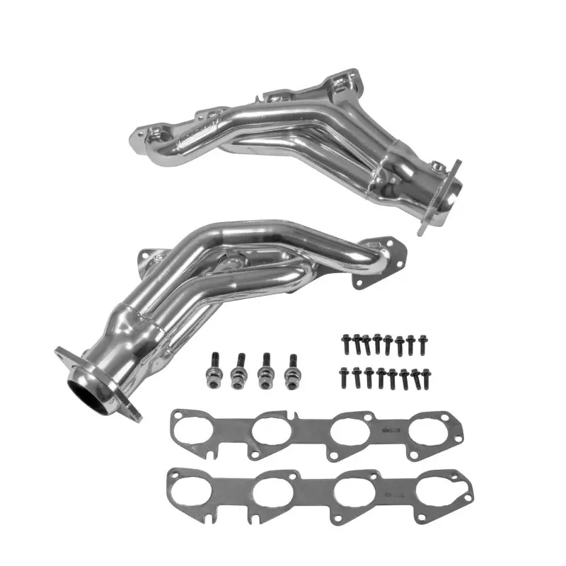 Bbk 11-20 Dodge Challenger Hemi 6.4L Shorty Tuned Length Exhaust Headers - 1-7/8In Silver Ceramic 2