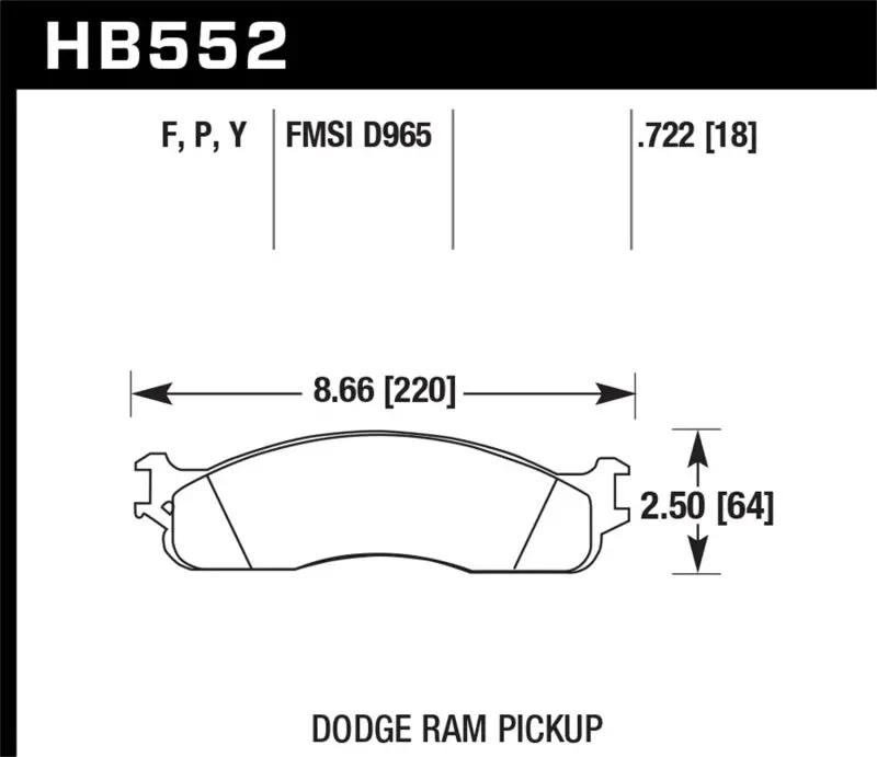 Hawk Super Duty Street Front Brake Pads 2