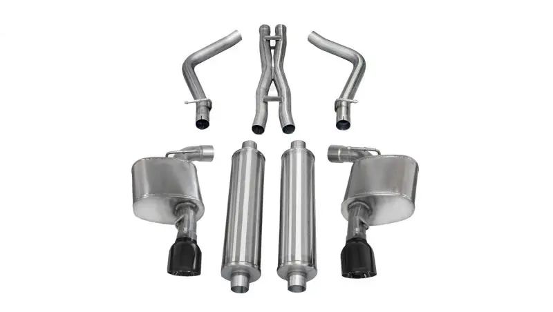 Corsa 12-13 Dodge Charger Srt-8 6.4L V8 Black Xtreme Cat-Back Exhaust 1
