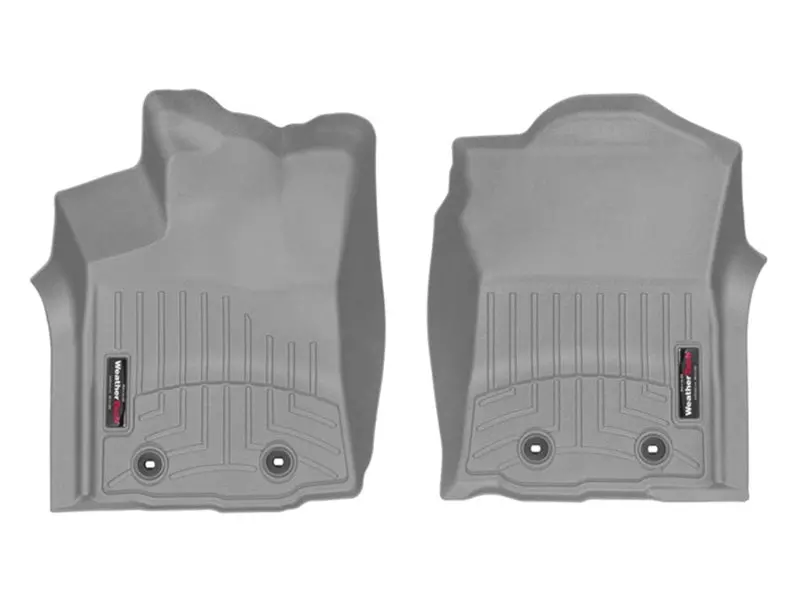 Weathertech 2018+ Toyota Tacoma Front Floorliner - Grey (Auto Trans Only; Trans Only) 1