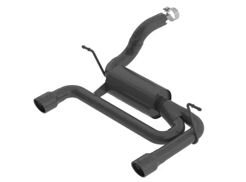 Borla 2018 Jeep Wrangler Jl/Jlu 3.6L 2Dr/4Dr S-Type Ss Axle Back Black Coated Exhaust W/3.5In Tips 1