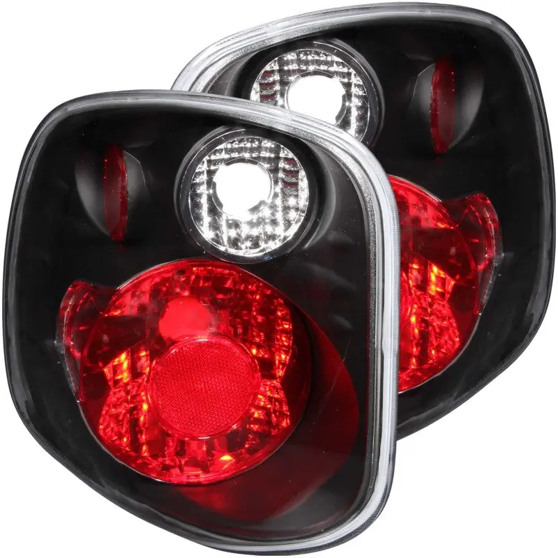 Anzo 2001-2003 Ford F-150 Taillights Black 1