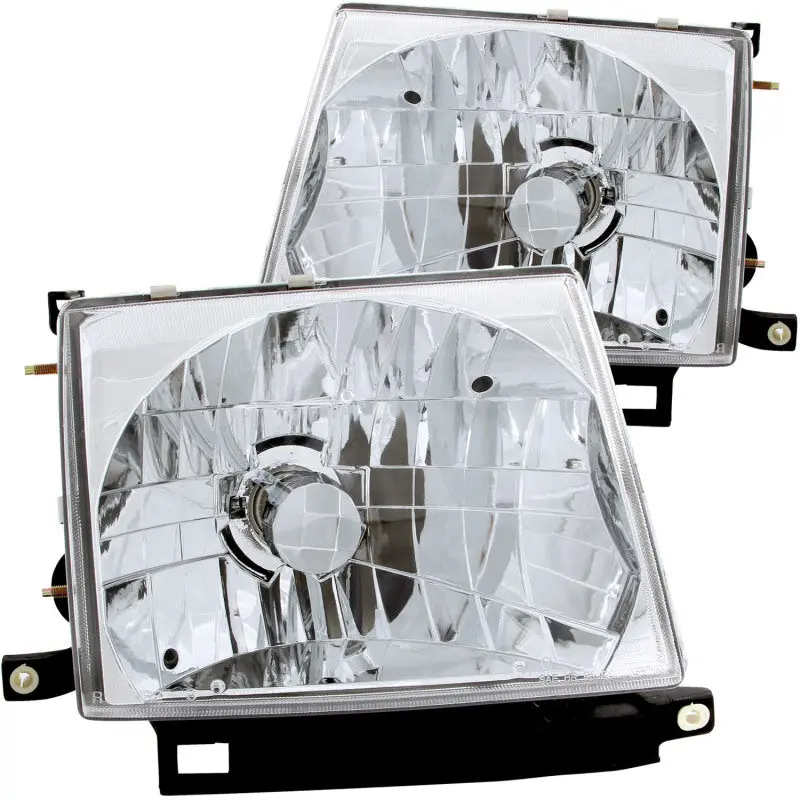 Anzo 1997-2000 Toyota Tacoma Crystal Headlights Chrome 1