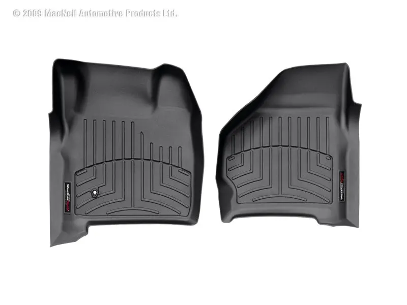 Weathertech 99-07 Ford F250 Super Duty Crew Front Floorliner - Black 2