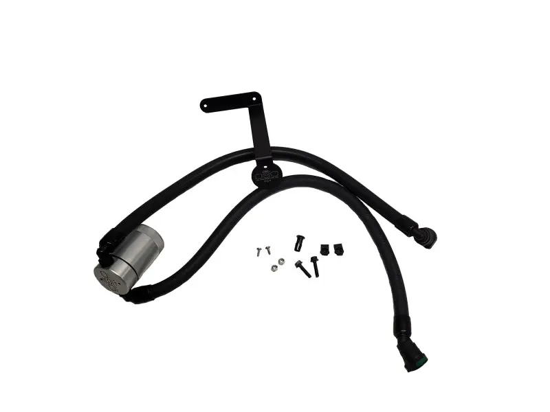 J&Amp;L 2011-2023 Ford F-150 2.7L/3.5L/5.0L Passenger Side Oil Separator 3.0 - Clear Anodized 1