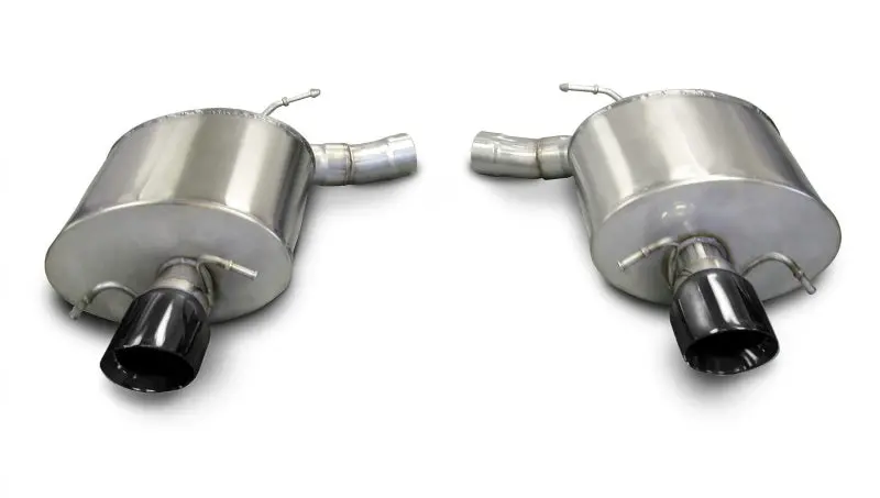 Corsa 09-13 Cadillac Cts Sedan V 6.2L V8 Black Sport Axle-Back Exhaust 1