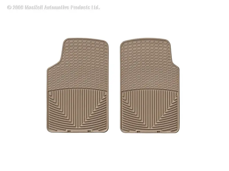 Weathertech 98 Chevrolet Tracker Front Rubber Mats - Tan 2