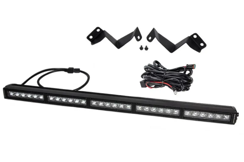 Diode Dynamics 16-21 Toyota Tacoma Ss30 Stealth Lightbar Kit - White Driving 1