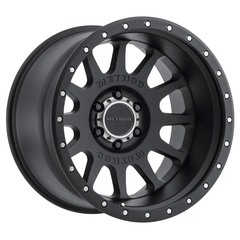 Method Mr605 Nv 20X10 -24Mm Offset 6X5.5 106.25Mm Cb Matte Black Wheel 1