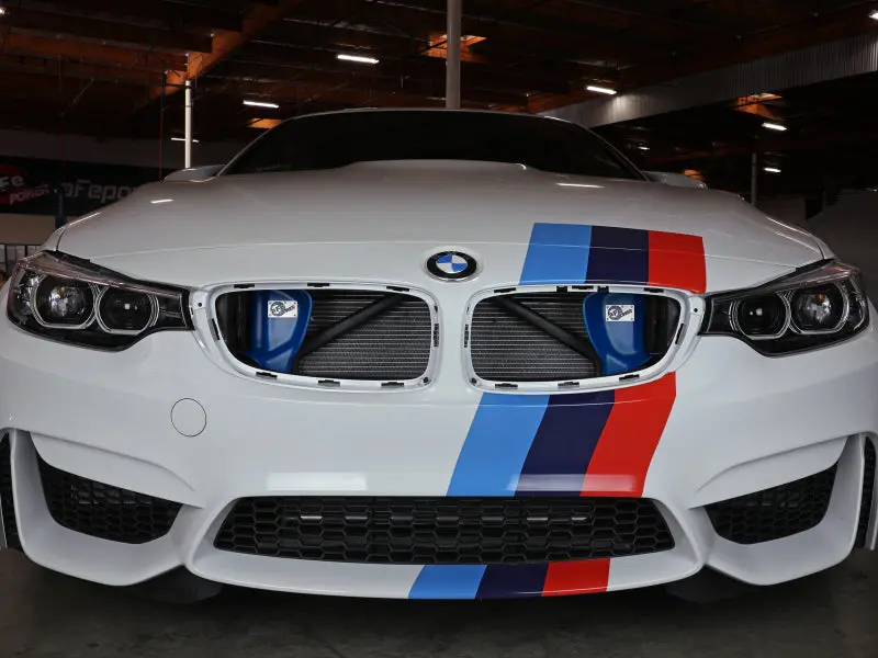 Afe Magnum Force Dynamic Air Scoop 15-18 Bmw M3/15-20 M4 - Blue 2
