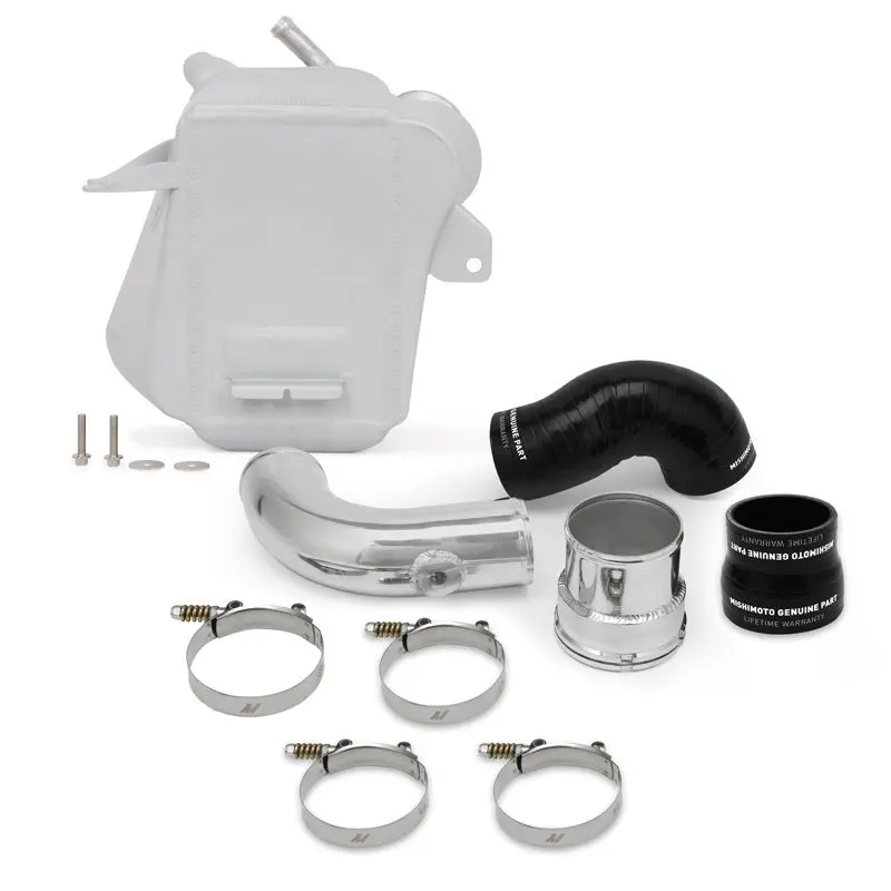 Mishimoto 2017+ Ford 6.7L Powerstroke Air-To-Water Intercooler - Micro-Wrinkle Silver 1