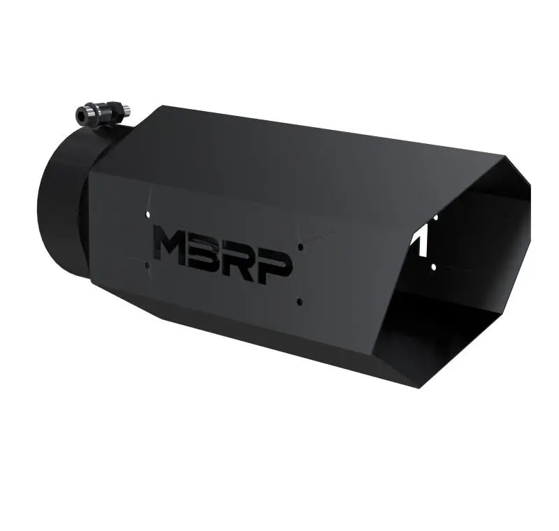 Mbrp Universal Hex Tip 5In Inlet 16In Length W/O Logo - Black Coated 2