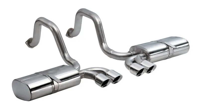 Corsa 97-04 Chevrolet Corvette C5 Z06 5.7L V8 Polished Sport Axle-Back Exhaust 1