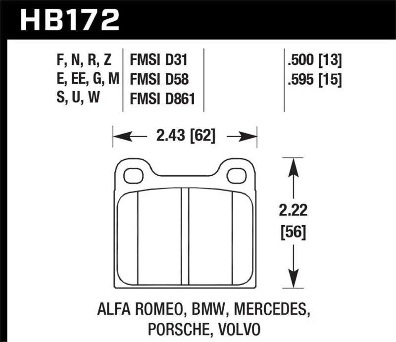 Hawk Hps Street Brake Pads 1