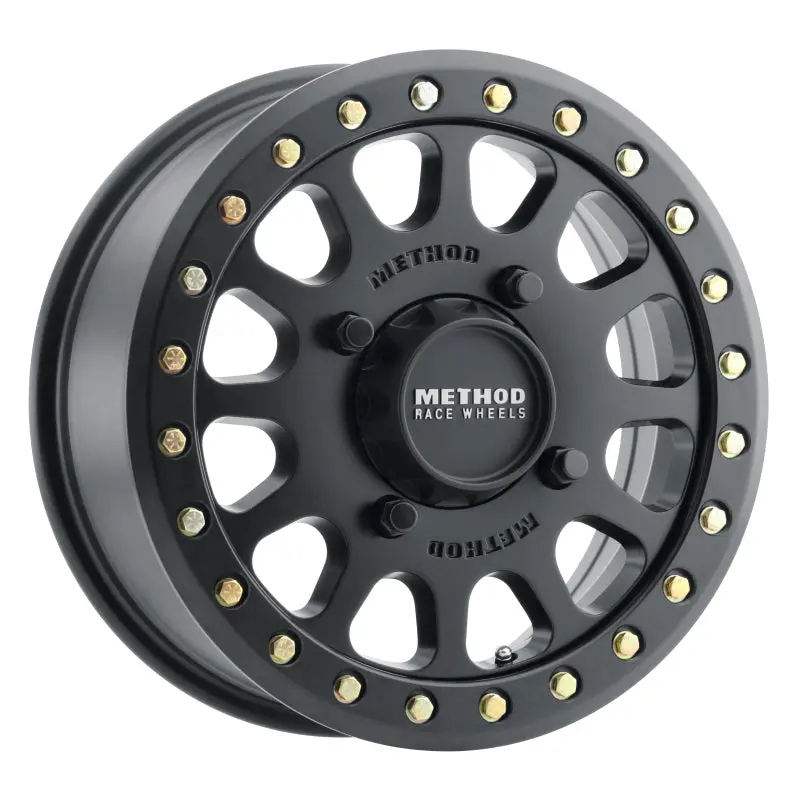 Method Mr401 Utv Beadlock 15X6 5+1/+53Mm Offset 4X136 106Mm Cb Matte Black W/Bh-H24100 Wheel 1