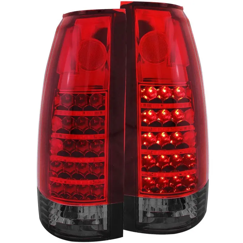 Anzo 1999-2000 Cadillac Escalade Led Taillights Red/Smoke 1