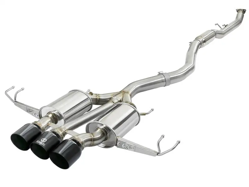 Afe Takeda 3In 304 Ss Cat-Back Exhaust W/ Tri-Black Tips 17-18 Honda Civic Type R L4 2.0L (T) 1