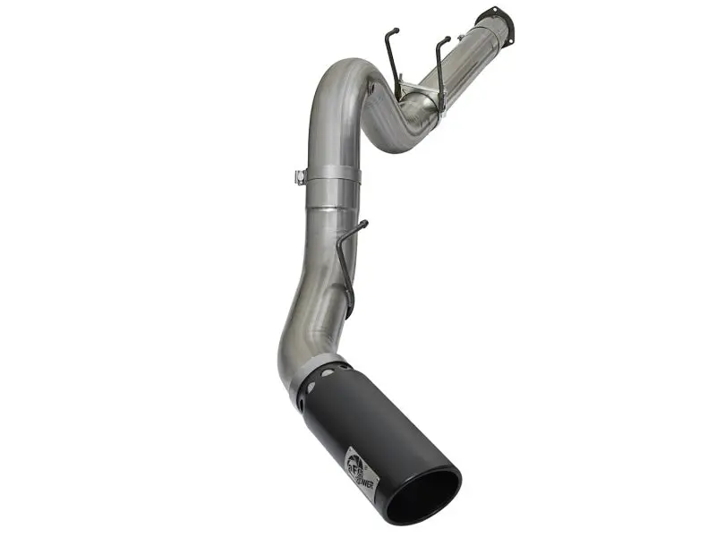 Afe Large Bore-Hd 5In Dpf Back 409 Ss Exhaust System W/Black Tip 2017 Ford Diesel Trucks V8 6.7L(Td) 1