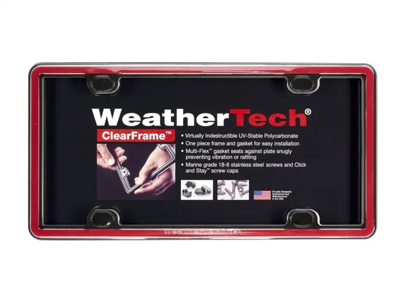 Weathertech Clearframe Kit - Red 1