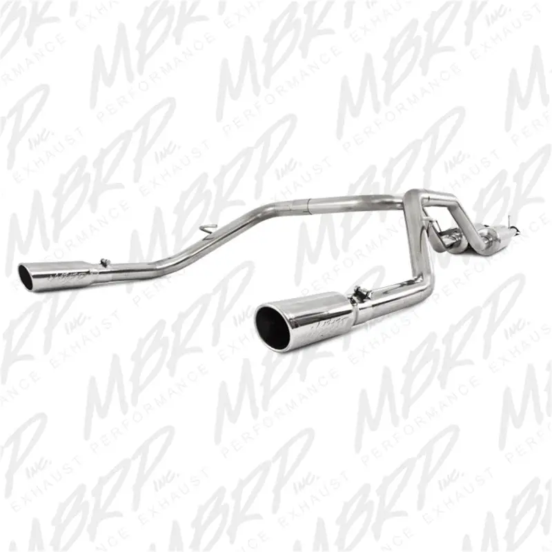 Mbrp 2009-2010 Toyota Tundra 5.7L Ec-Std. & Sb/Cc-Sb Cat Back Dual Split Rear 1