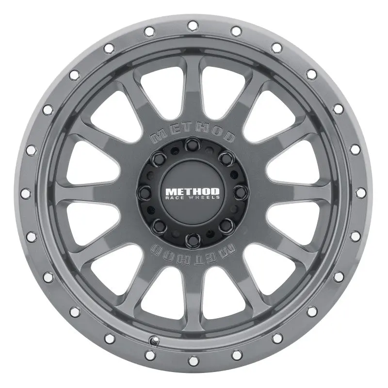 Method Mr605 Nv 20X10 -24Mm Offset 8X170 124.9Mm Cb Gloss Titanium Wheel 1