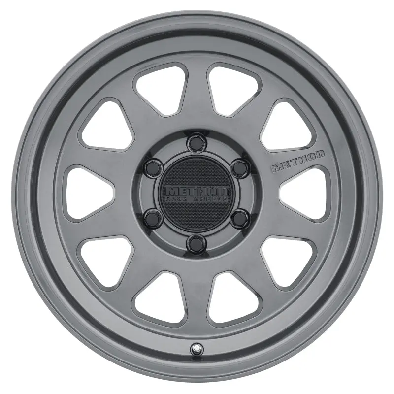 Method Mr316 17X8.5 0Mm Offset 6X5.5 106.25Mm Cb Gloss Titanium Wheel 1