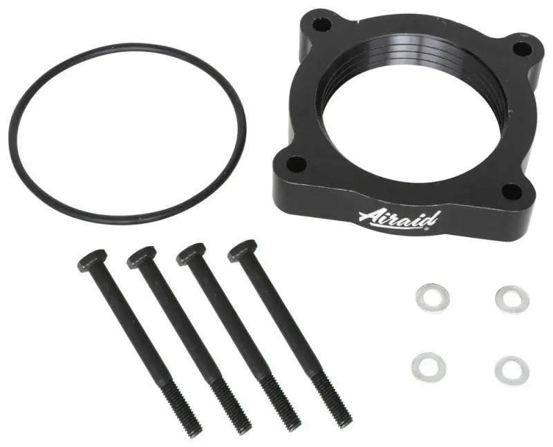 Airaid 04-13 Nissan Titan / Armada 5.6L 04-10 Infiniti Qx-56 5.6L Poweraid Tb Spacer- Black 2