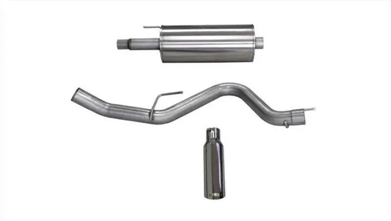 Corsa 15-17 Ford F-150 5.0L V8 Cat-Back Single Side Exit W/ 4.0In Polished Tip 1