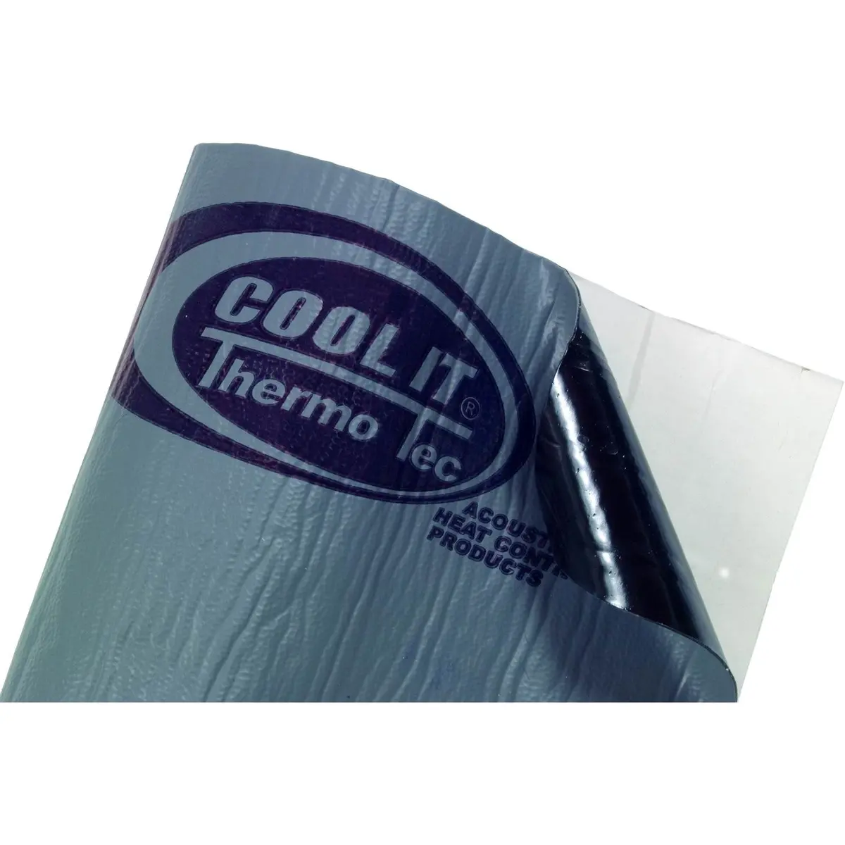 Acoustical Floor Mat; Reduces Noise; Runbberized Compound; Polyethylene Film With Aluminum Foil; 60 Inches By 36 Inches; Adhesive 1